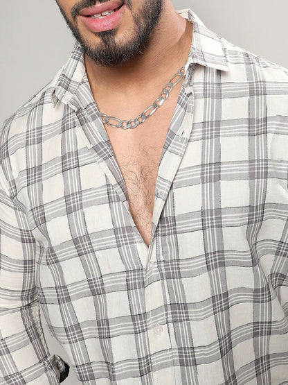 Multicolour Checkered Casual Shirt