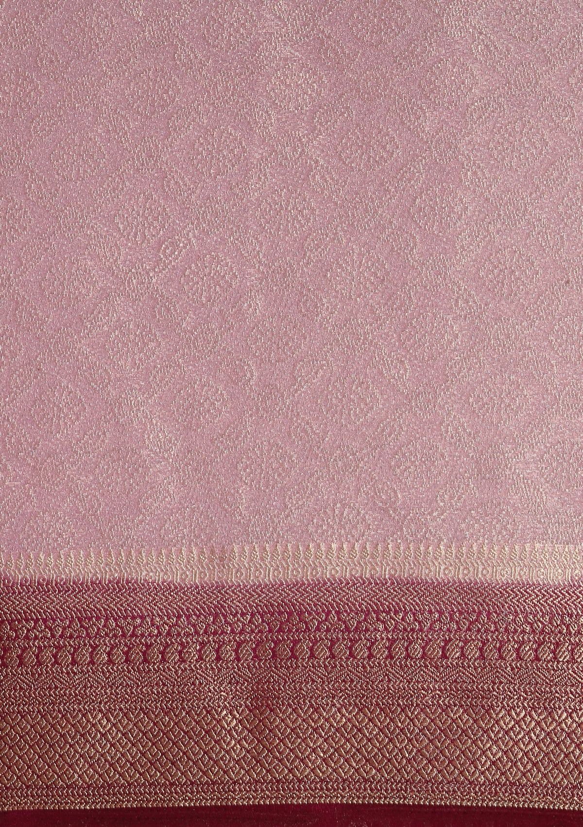 Lavender Brocade Jaal Pattern Crepe Saree