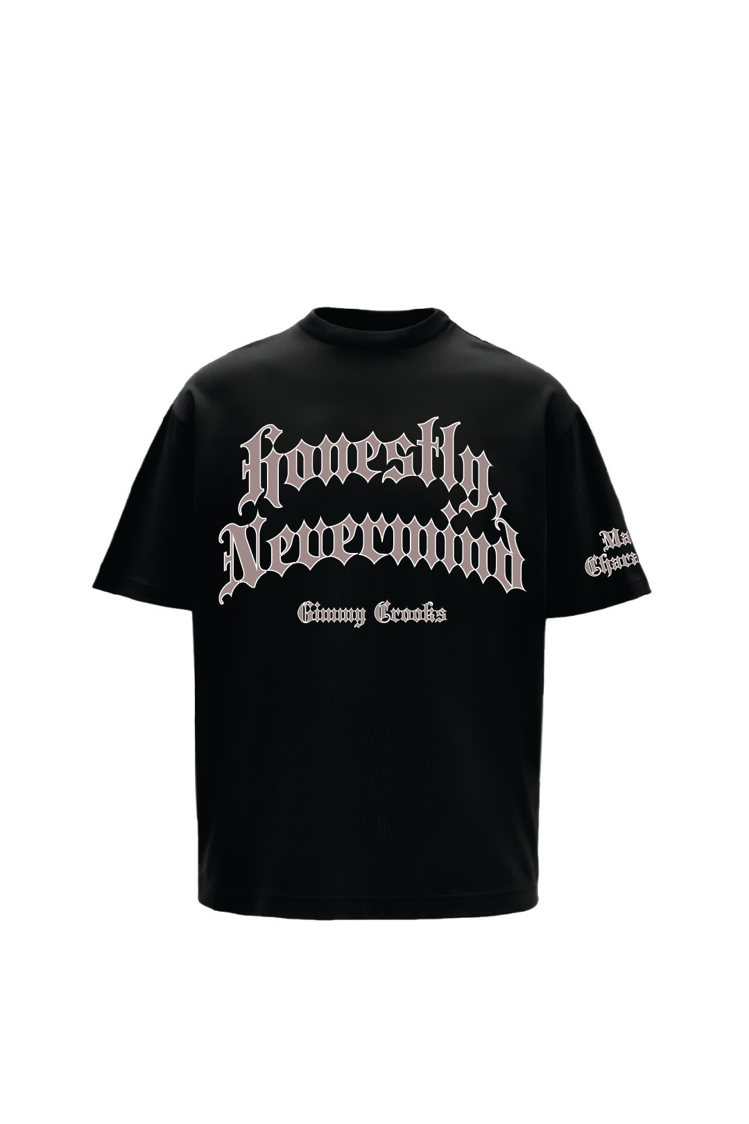 Nevermind Black Oversized T-shirt