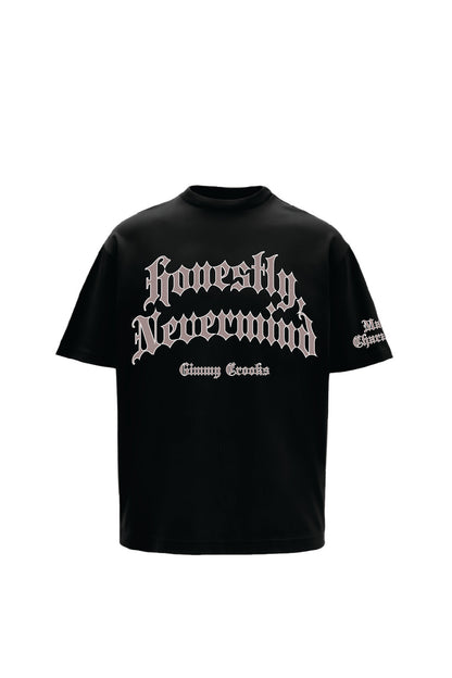 Nevermind Black Oversized T-shirt