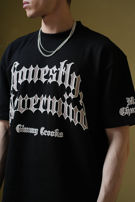 Nevermind Black Oversized T-shirt