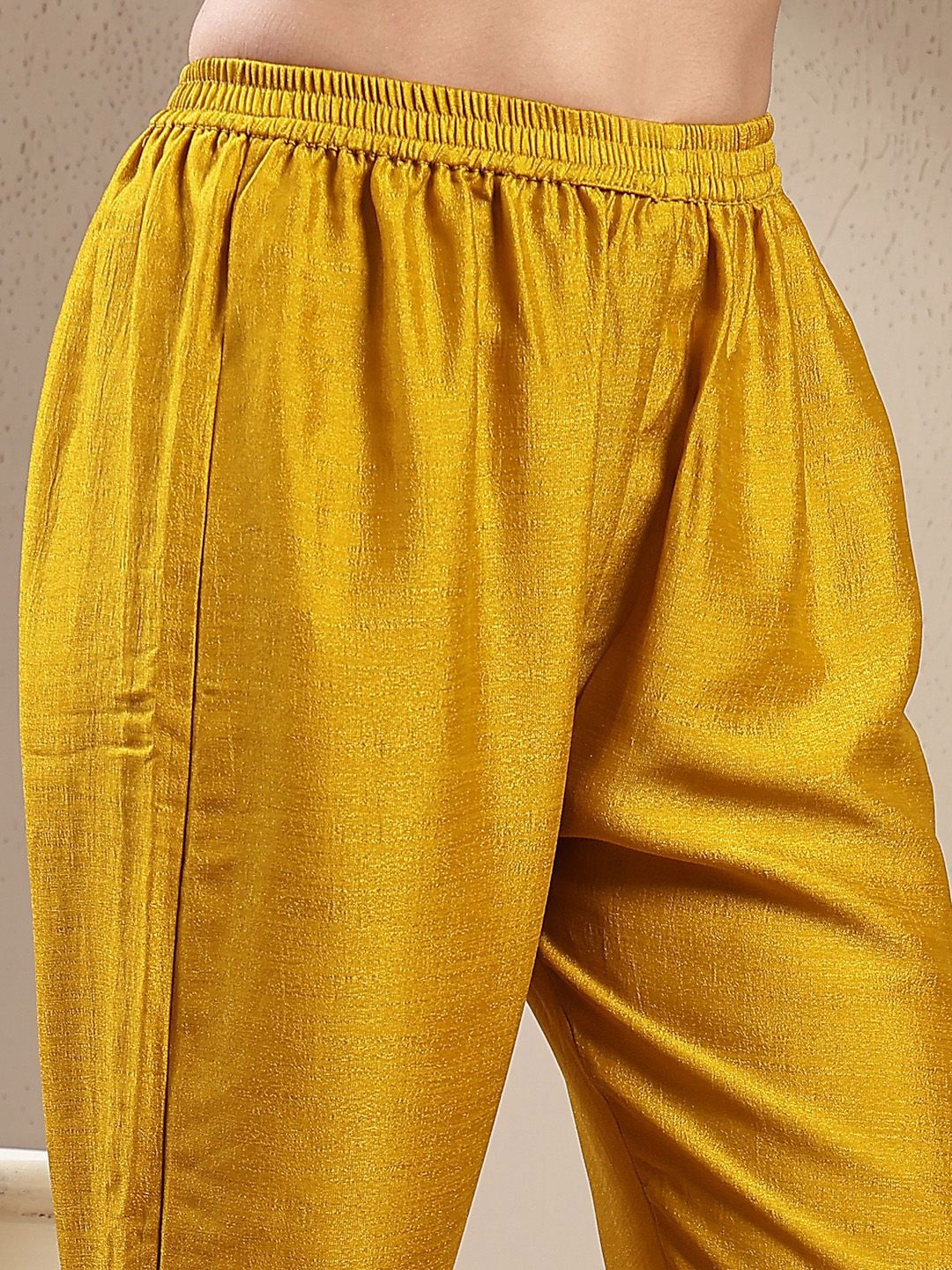 Women Solid Embroidered Kurta with Pyjamas & Dupatta