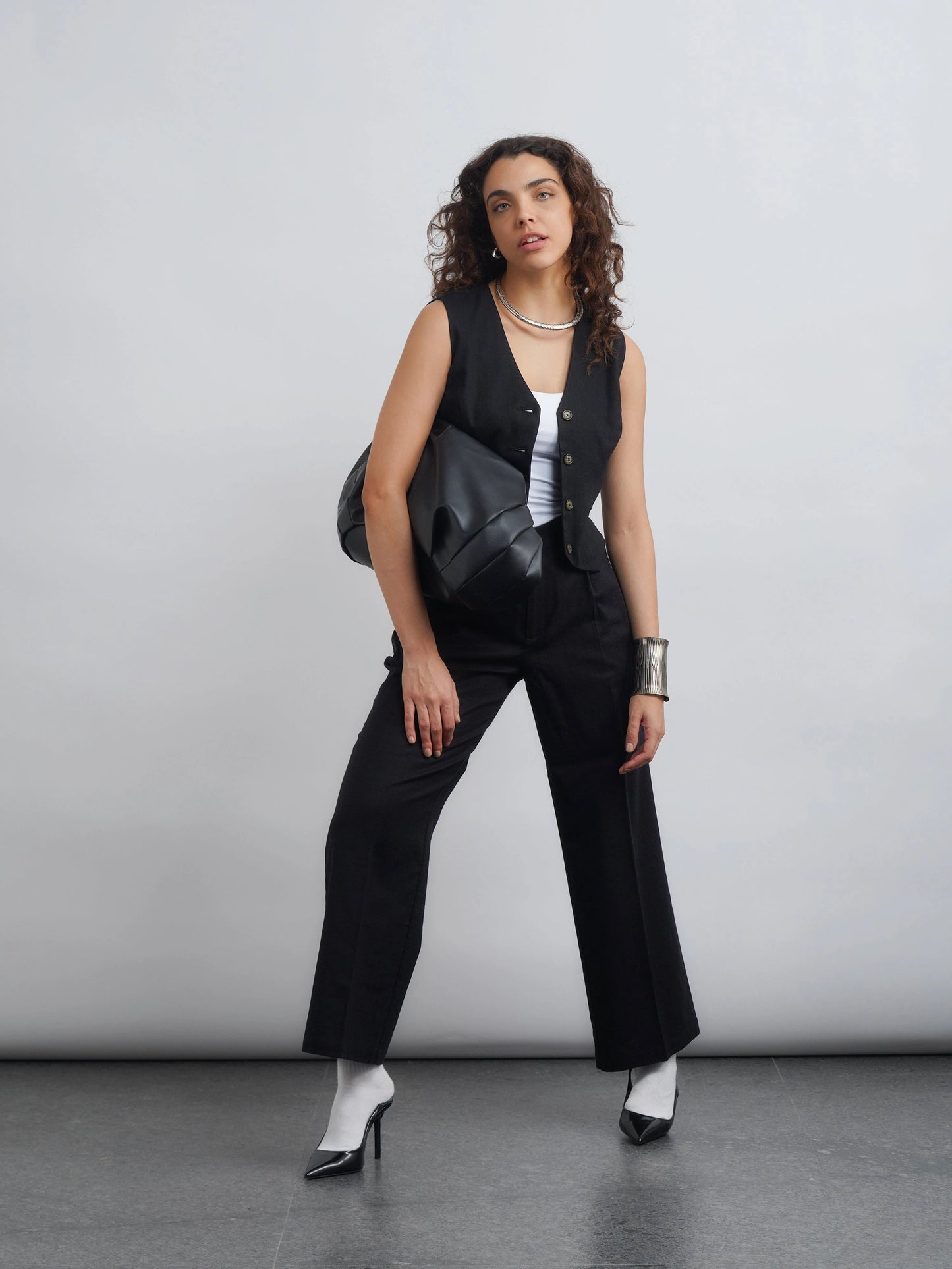 Riviera Wide Leg Pants - Black