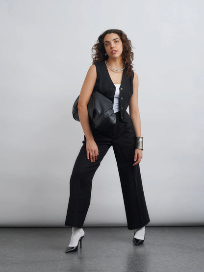 Riviera Wide Leg Pants - Black