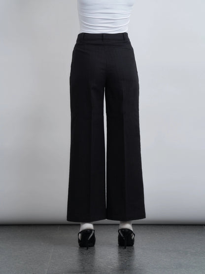 Riviera Wide Leg Pants - Black