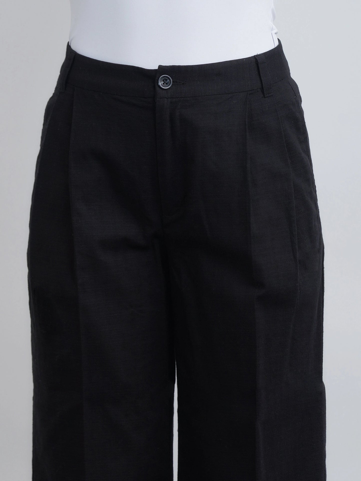 Riviera Wide Leg Pants - Black