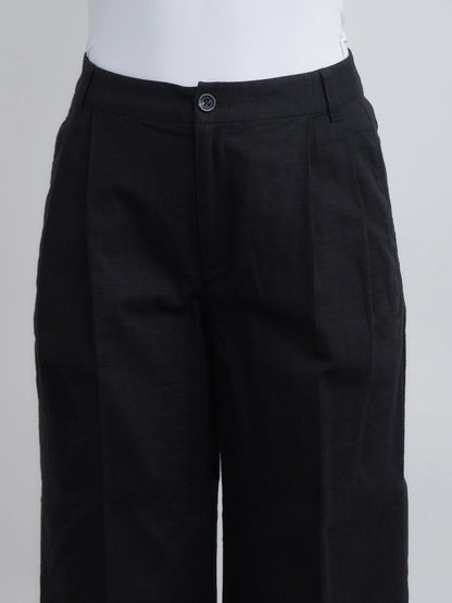 Riviera Wide Leg Pants - Black