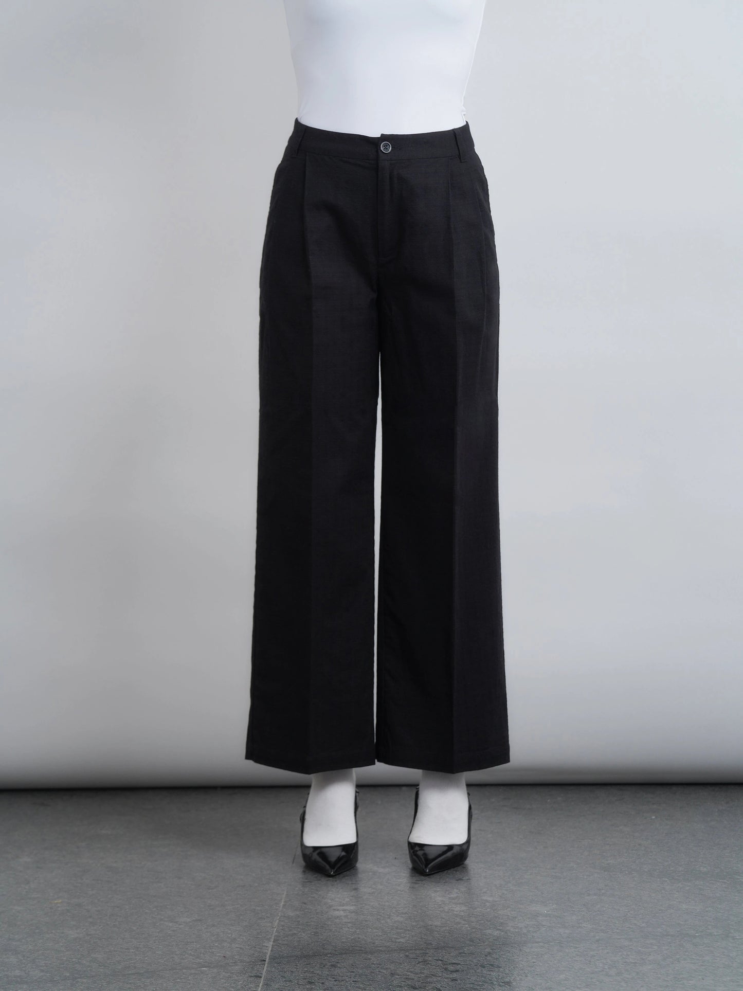 Riviera Wide Leg Pants - Black
