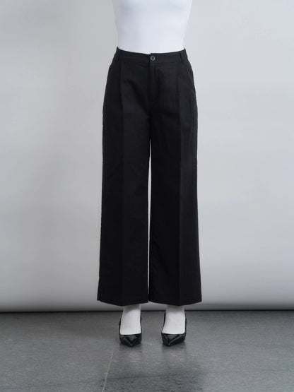 Riviera Wide Leg Pants - Black