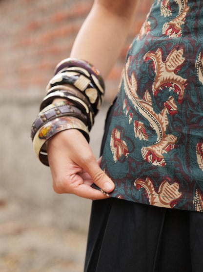 Mariya Halter Neck Corset Kurti