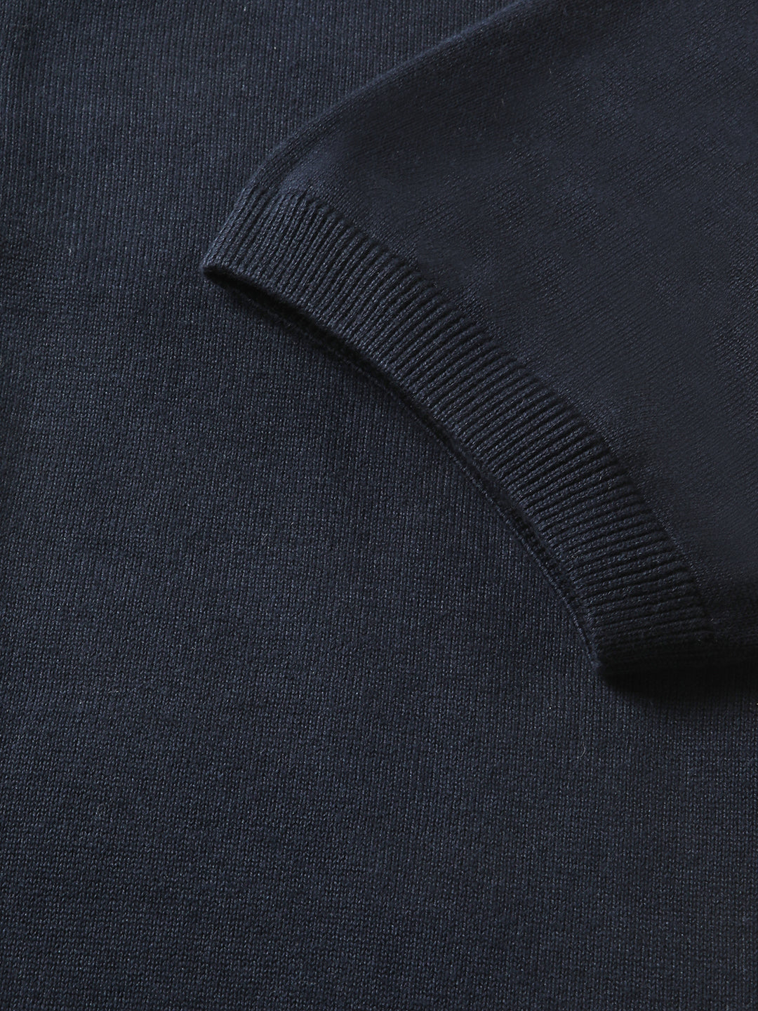 Men Blue Solid Regular Fit Polo Collar T-shirt