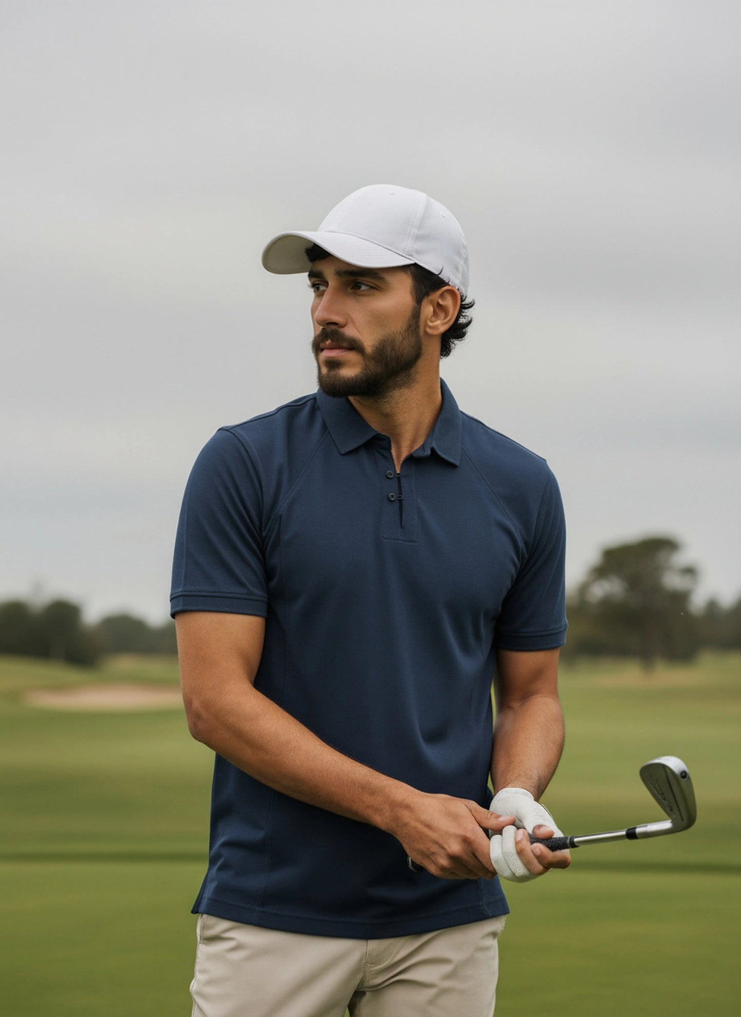 Loop Raglan Polo Cotton