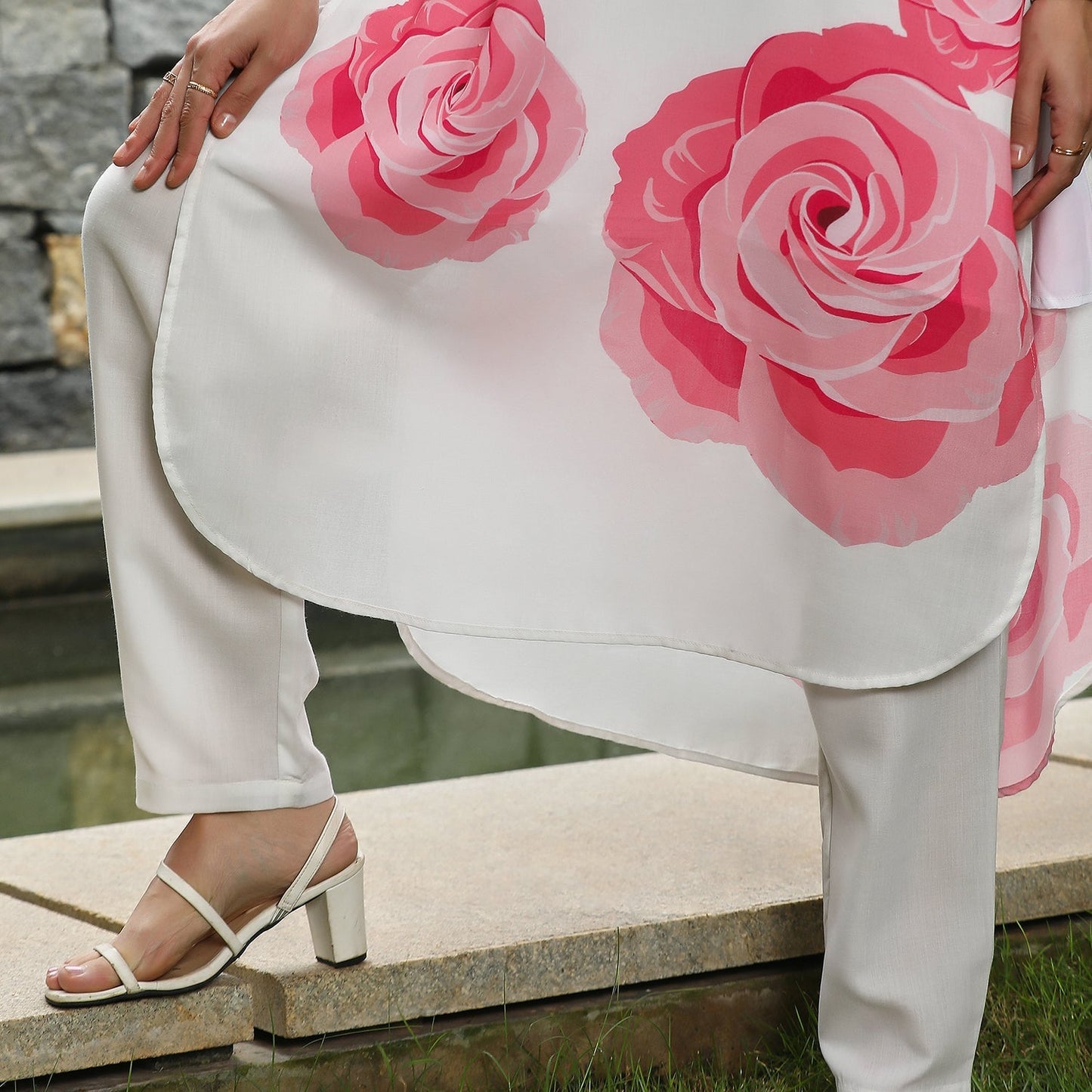 Chantilly Bloom Kurta Set