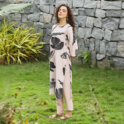 Fluttering Petals Kurta Set