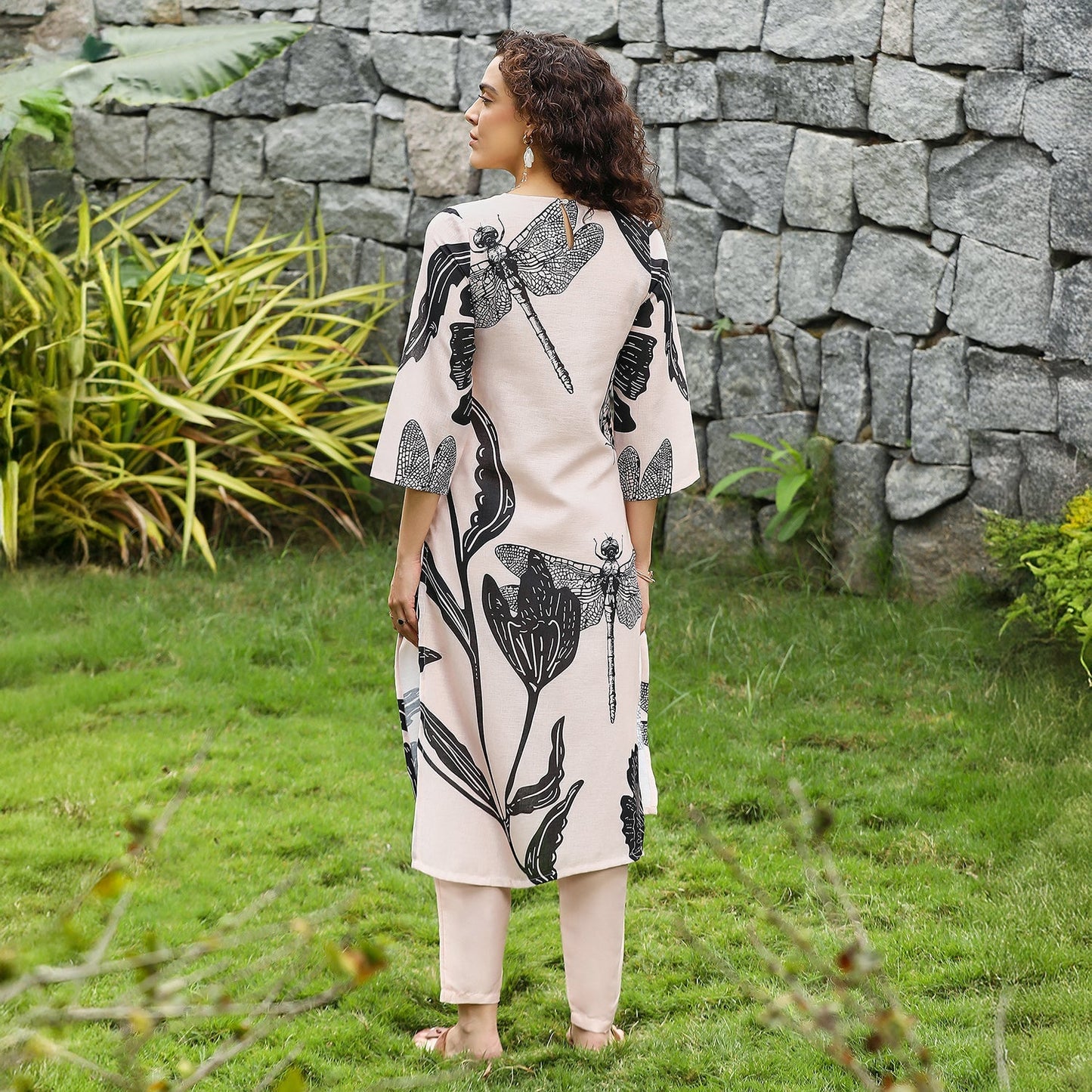 Fluttering Petals Kurta Set