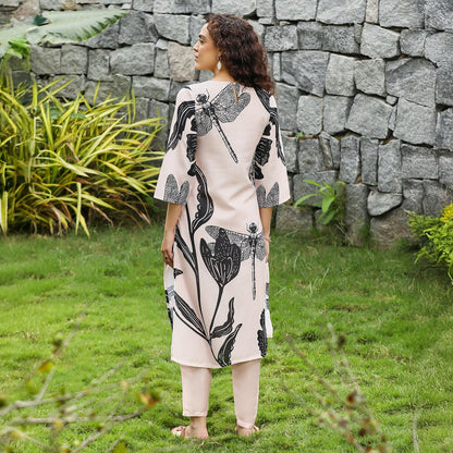Fluttering Petals Kurta Set