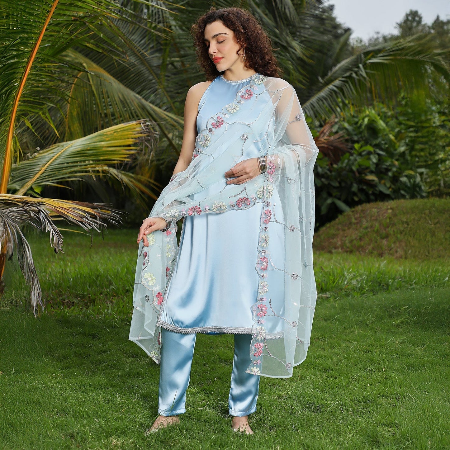 Blush Bloom Kurta Set