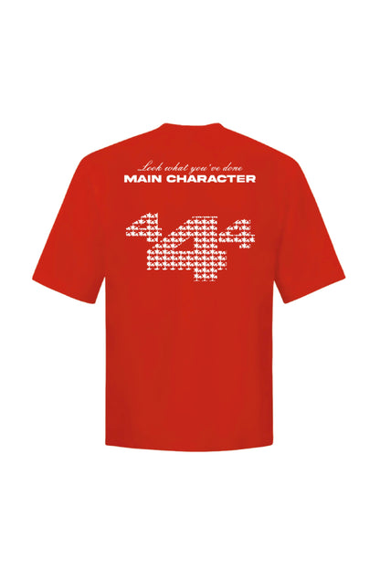 Star Boy Orange Oversized T-Shirt