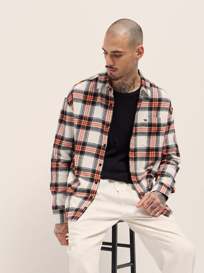 Multi-Color Checked Relax Fit Casual Shirt