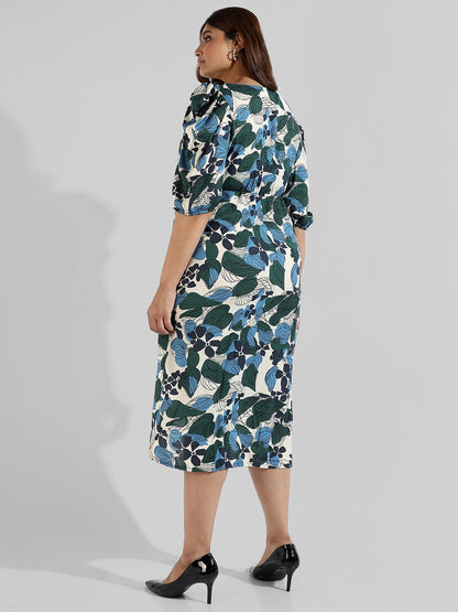 Floral Design Stylish Casual Dresses