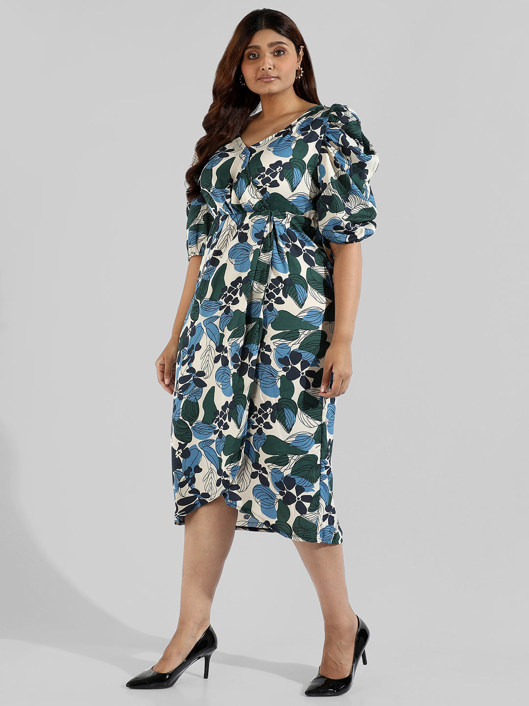 Floral Design Stylish Casual Dresses