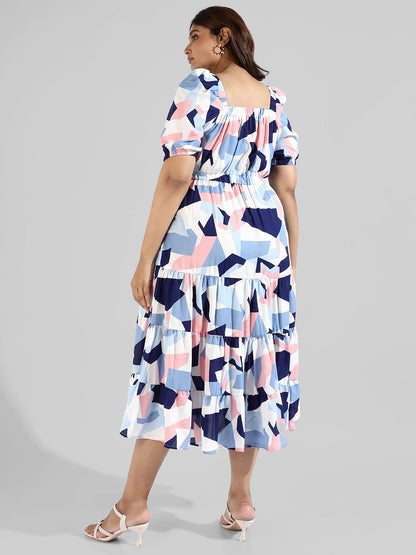 Ifp - Graphic Design Stylish Casual Dress