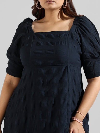 Solid Side Cut Design Stylish Casual Dresses