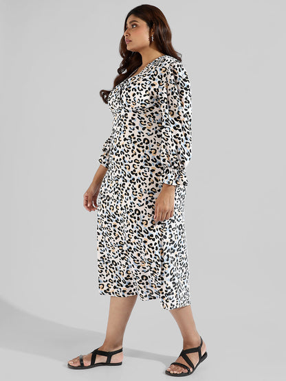 Abstrack Design Stylish Casual Dresses