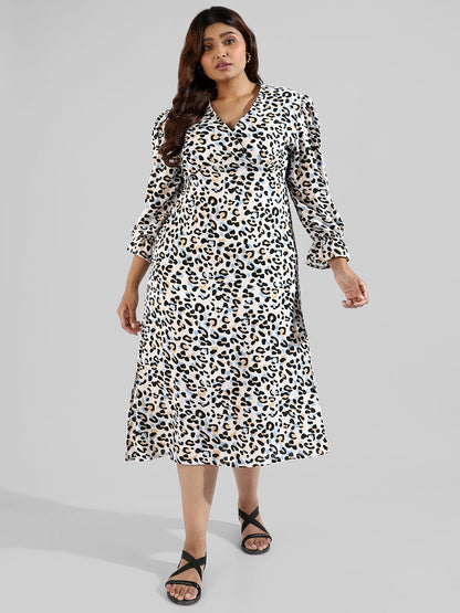 Abstrack Design Stylish Casual Dresses