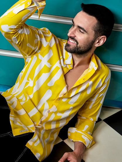 Abstract Print Shirt