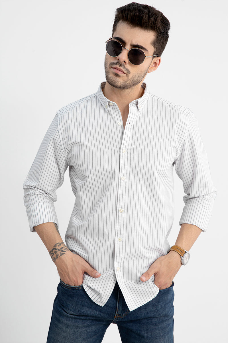 Lining White Shirt