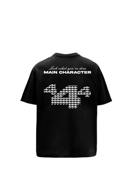 Star Boy Black Oversized T-Shirt