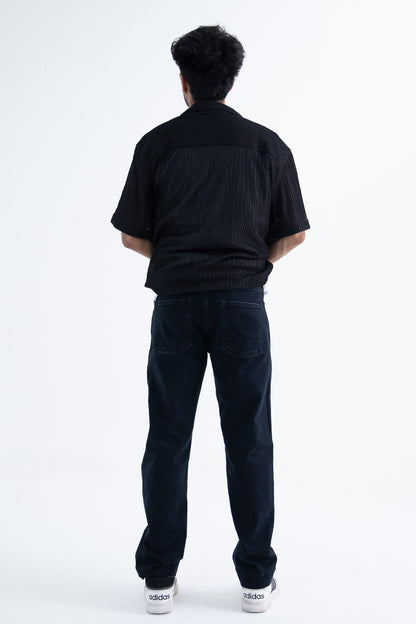 Move Easy Straight Jeans: Black