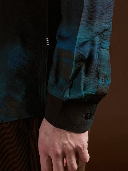 Multi-Color Digital Print Slim Fit Casual Shirt