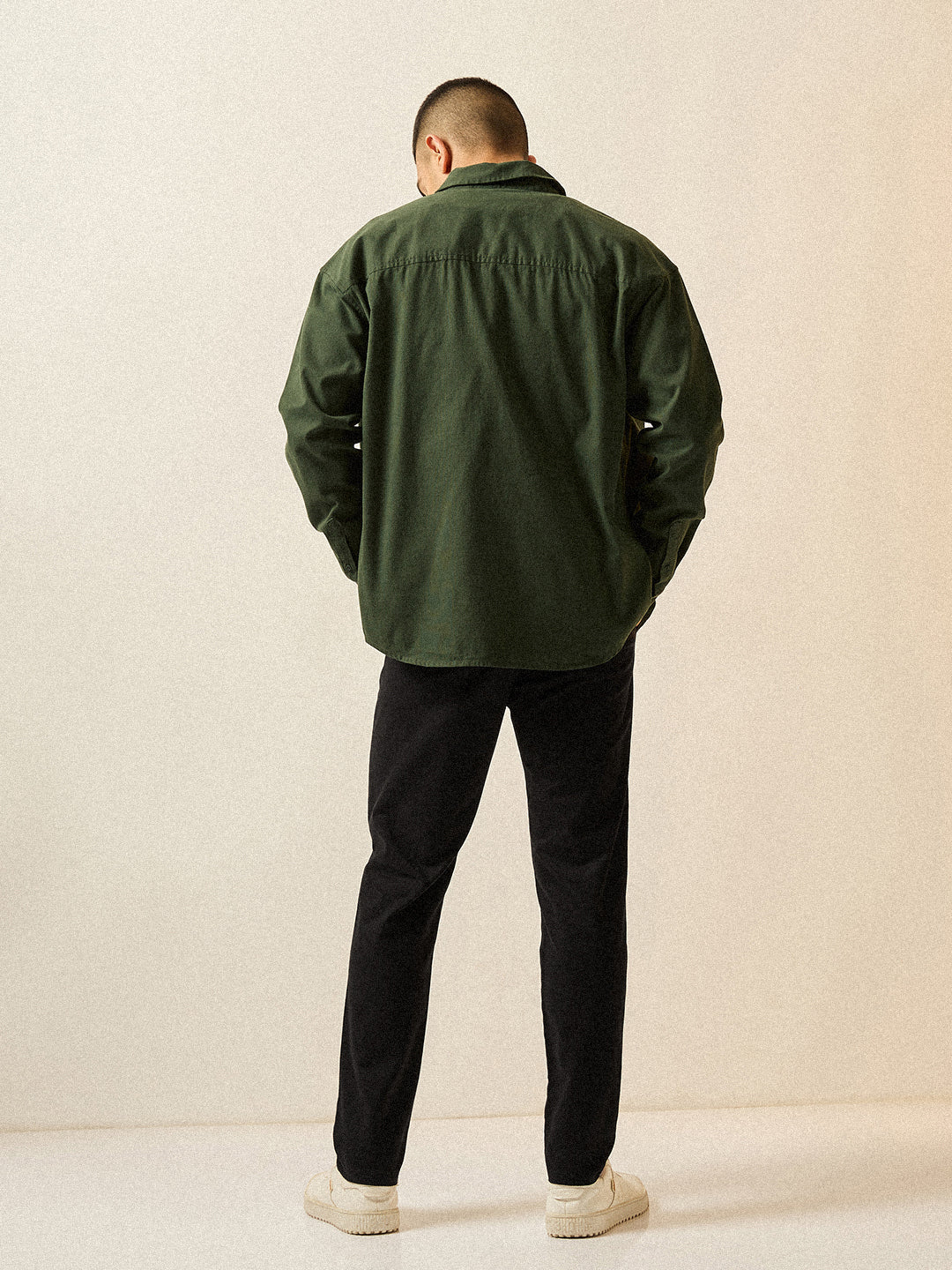 Black Solid Slim Fit Casual Chino Trouser