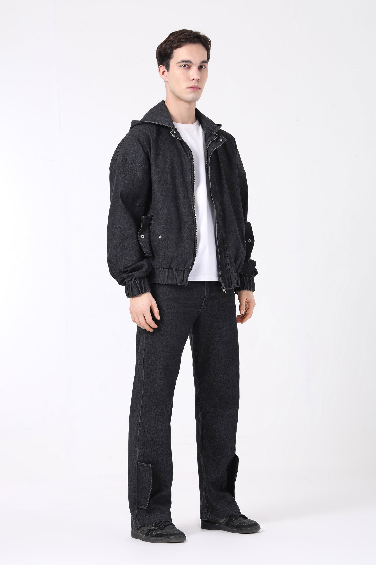 Bulkshift Hoodie: Ash Black