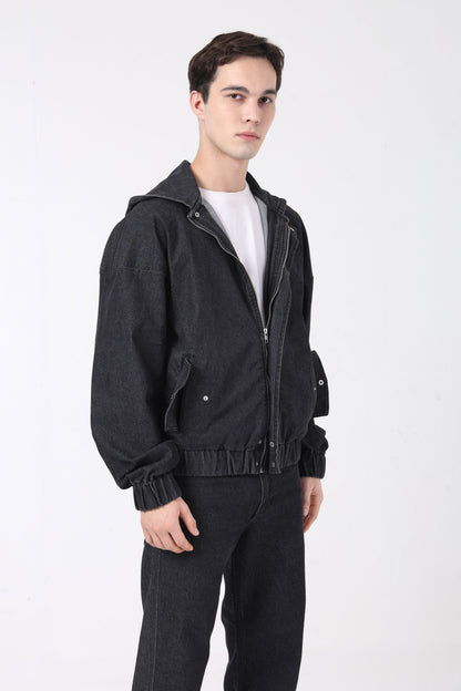 Bulkshift Hoodie: Ash Black