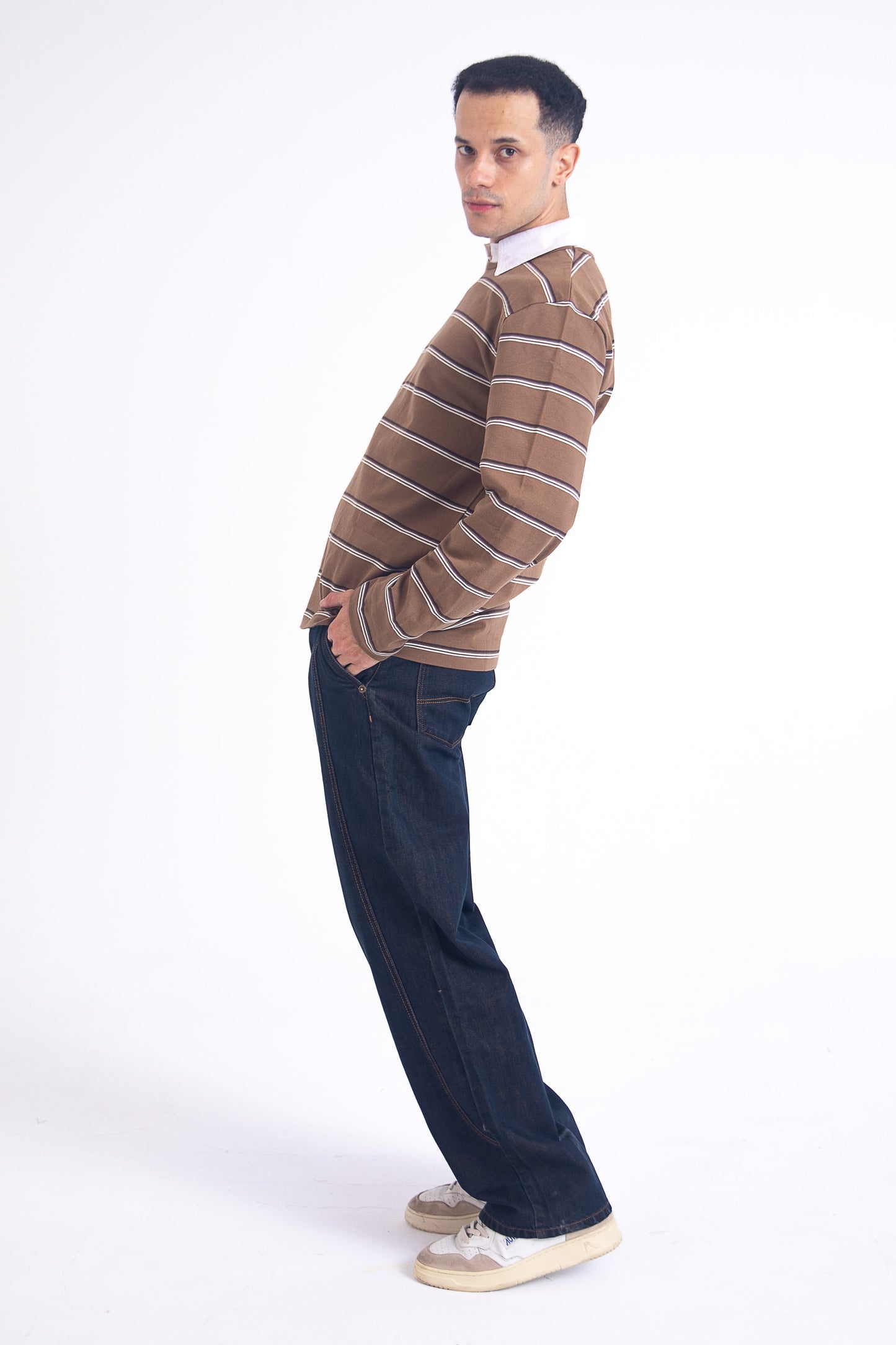 Timecut 04 Jeans: Brown Tint