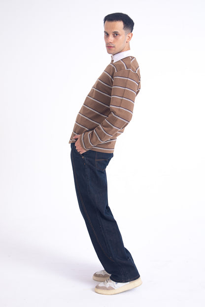 Timecut 04 Jeans: Brown Tint