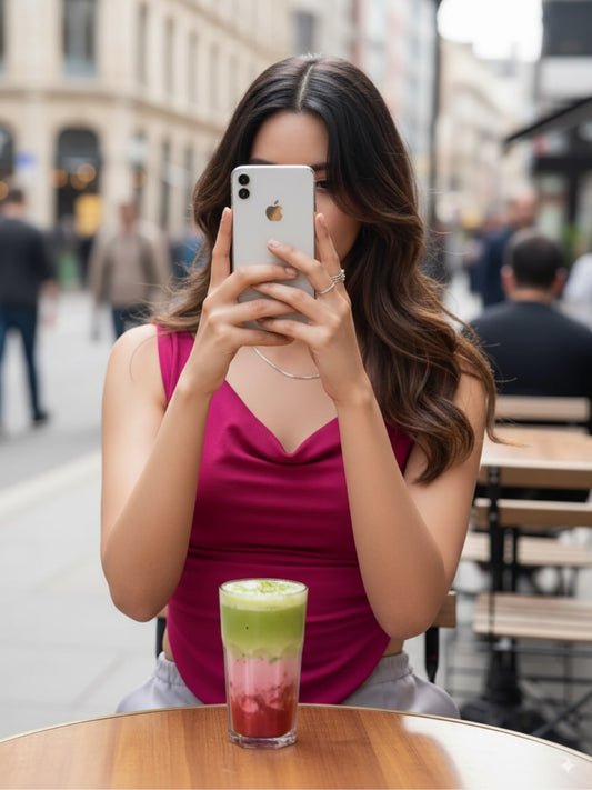 Uptownie Cotton Stretchable Draped Crop Top