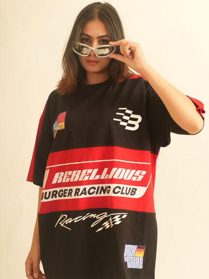 Too fast Too furious oversized tee (Unisex)