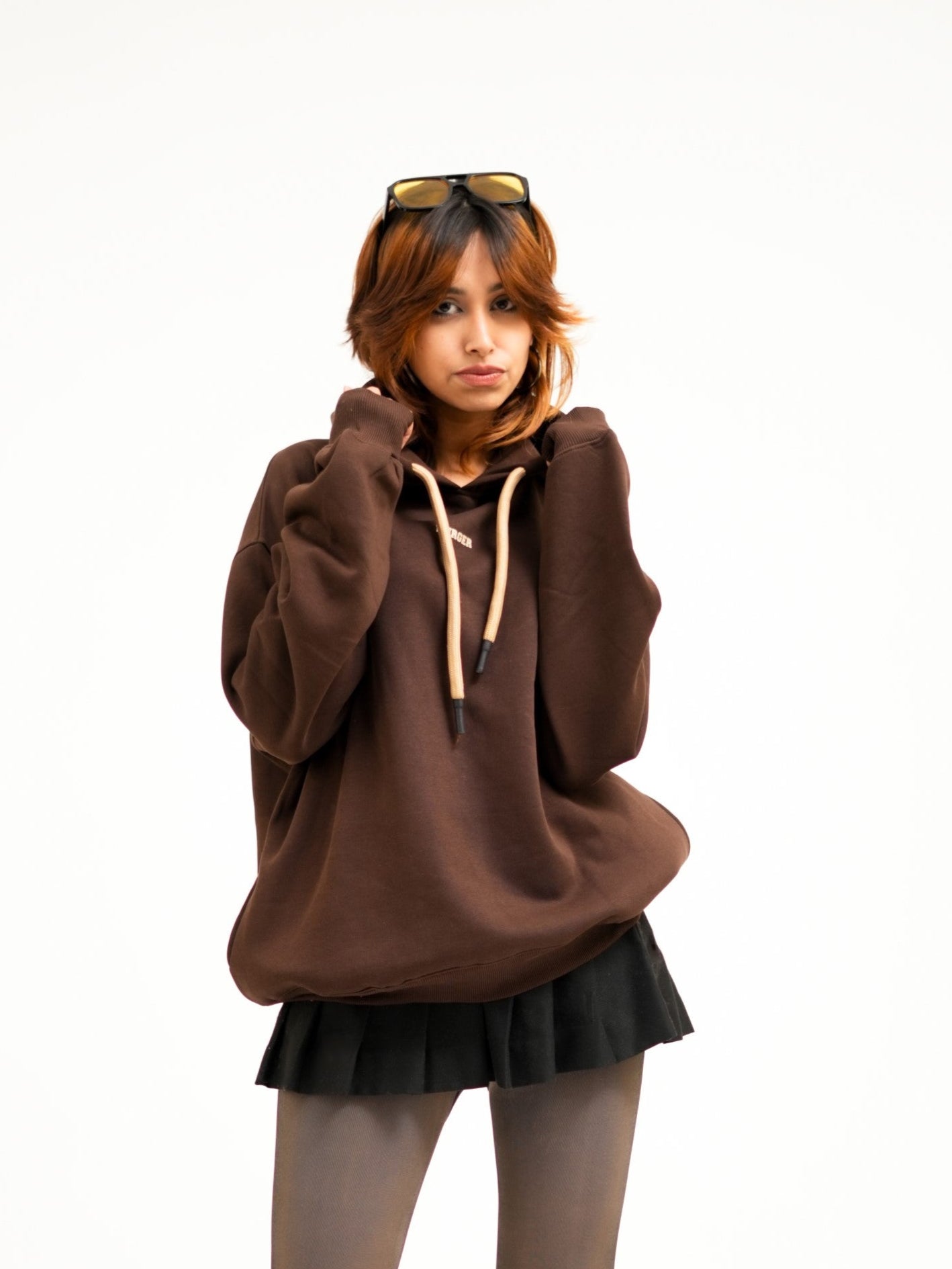 Brown Heavyweight Baggy Hoodie