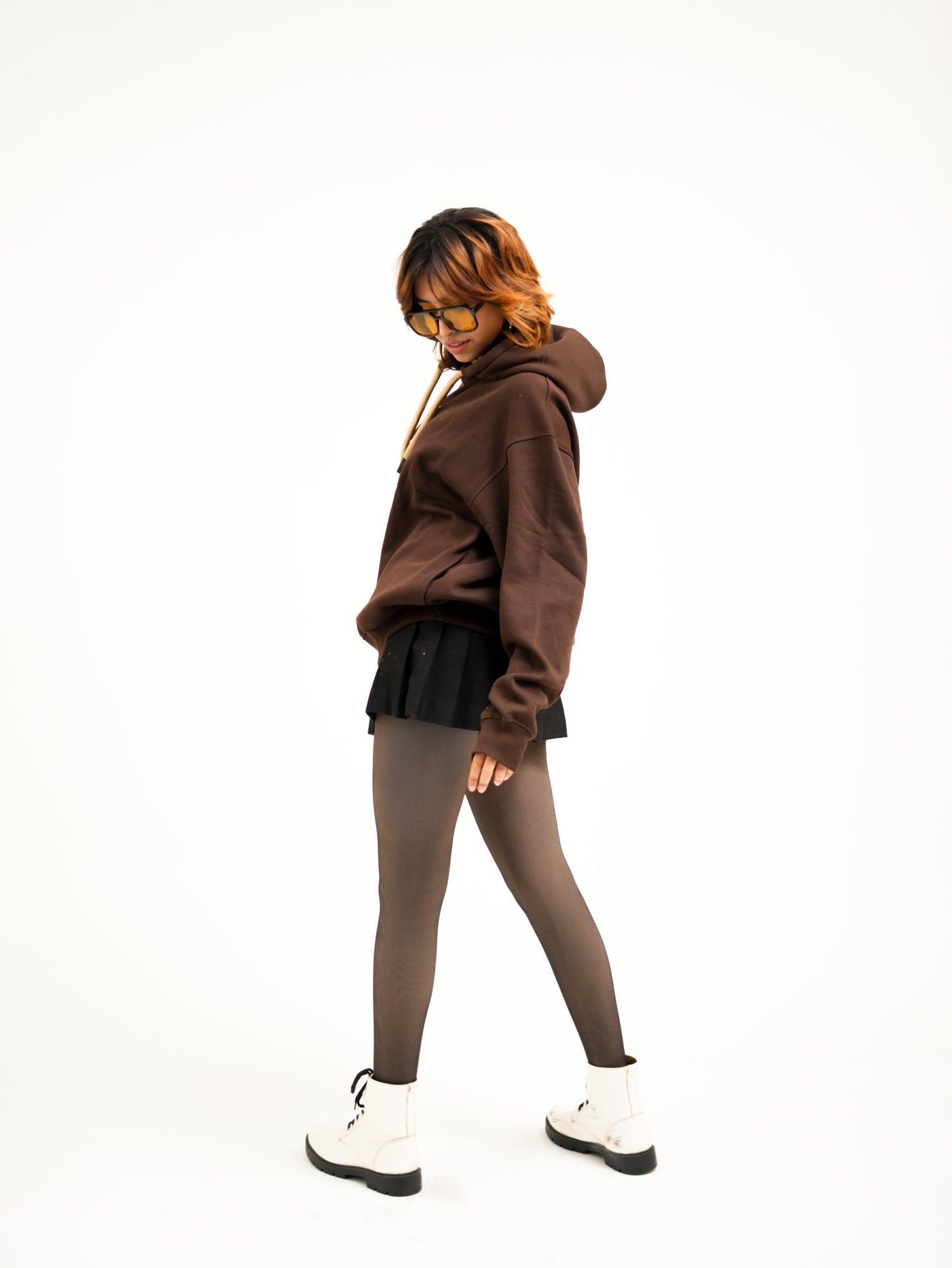 Brown Heavyweight Baggy Hoodie