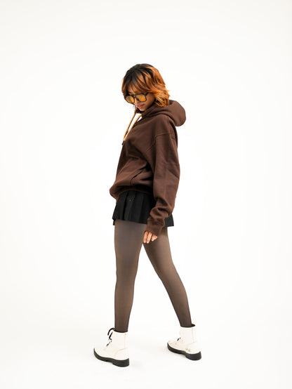 Brown Heavyweight Baggy Hoodie