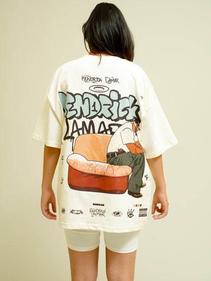 Kendrick Lamar: Mr. morale Cartoon art Drop Sleeved Tee for Men and Women