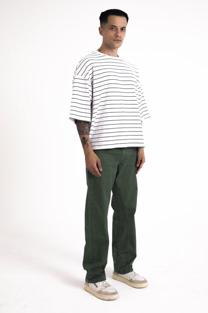 Y - Axis Chinos Pants: Dark Green