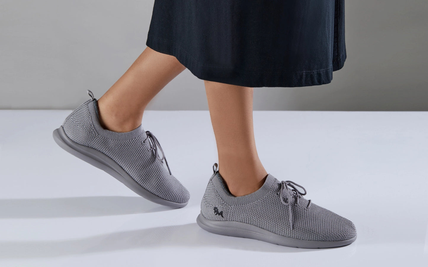 Neeman's ReLive Knit Casual Lace Up Sneakers for Women | Padded Insole for Extra Support, Stylish Shoes for Girls