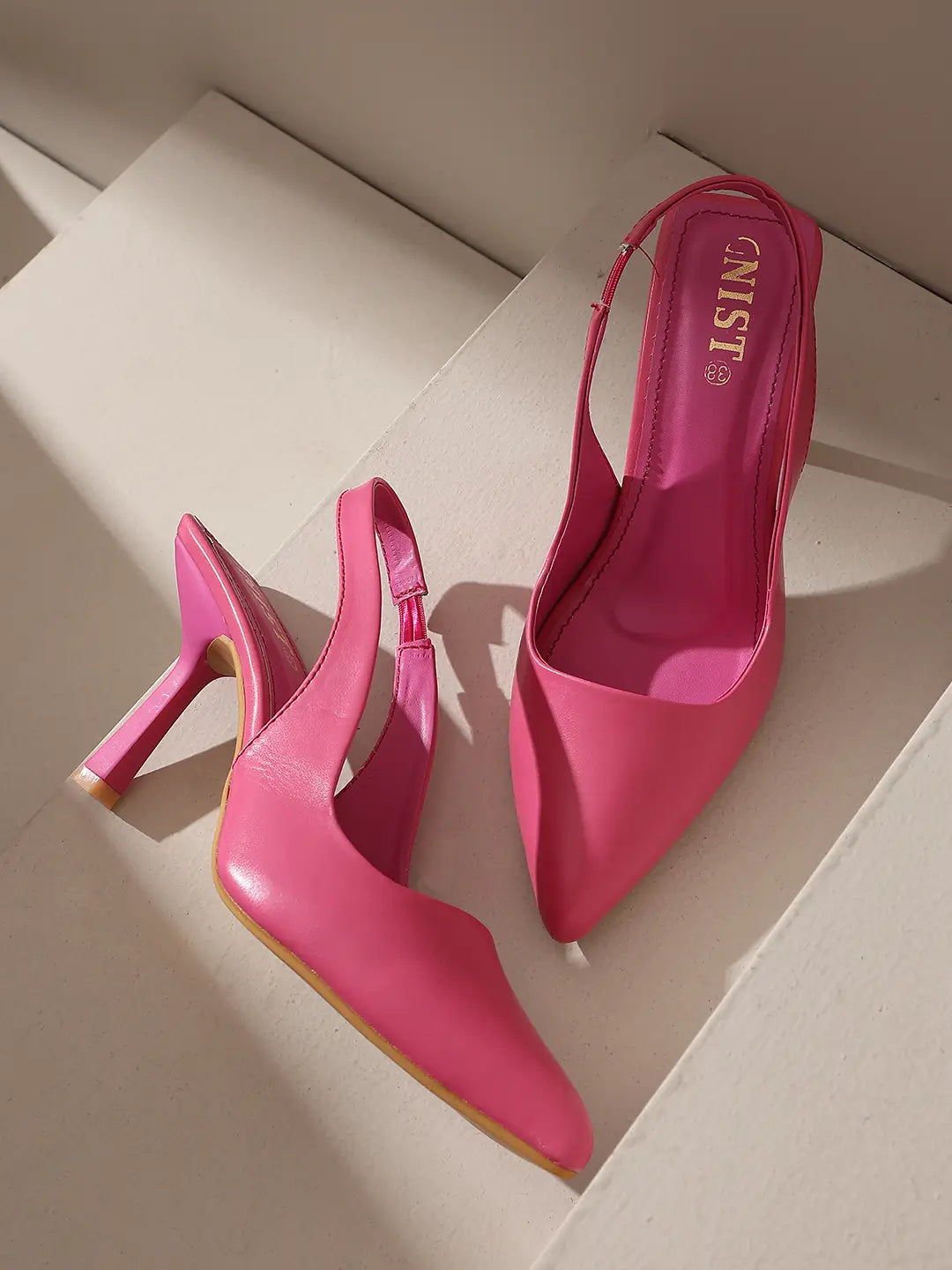 GNIST Pointed Pumps Pink Stiletto Heels