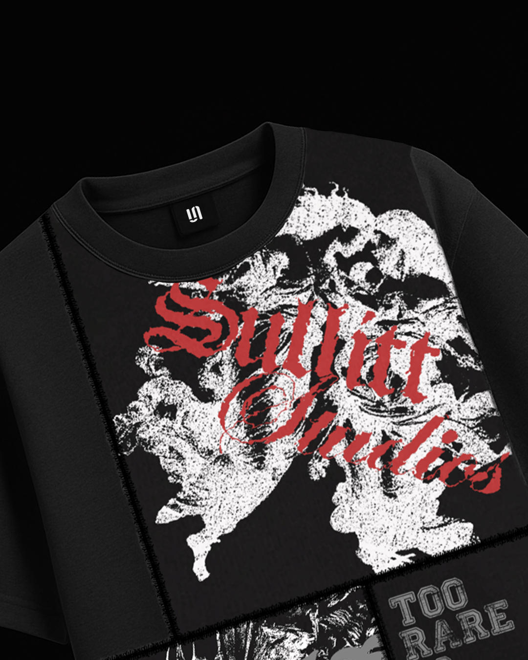 ANGEL GREY PATCH TEE