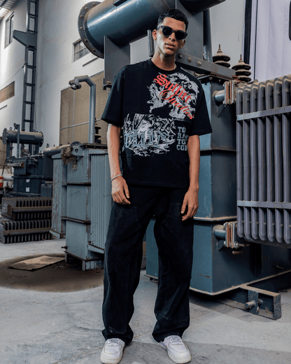 ANGEL GREY PATCH TEE